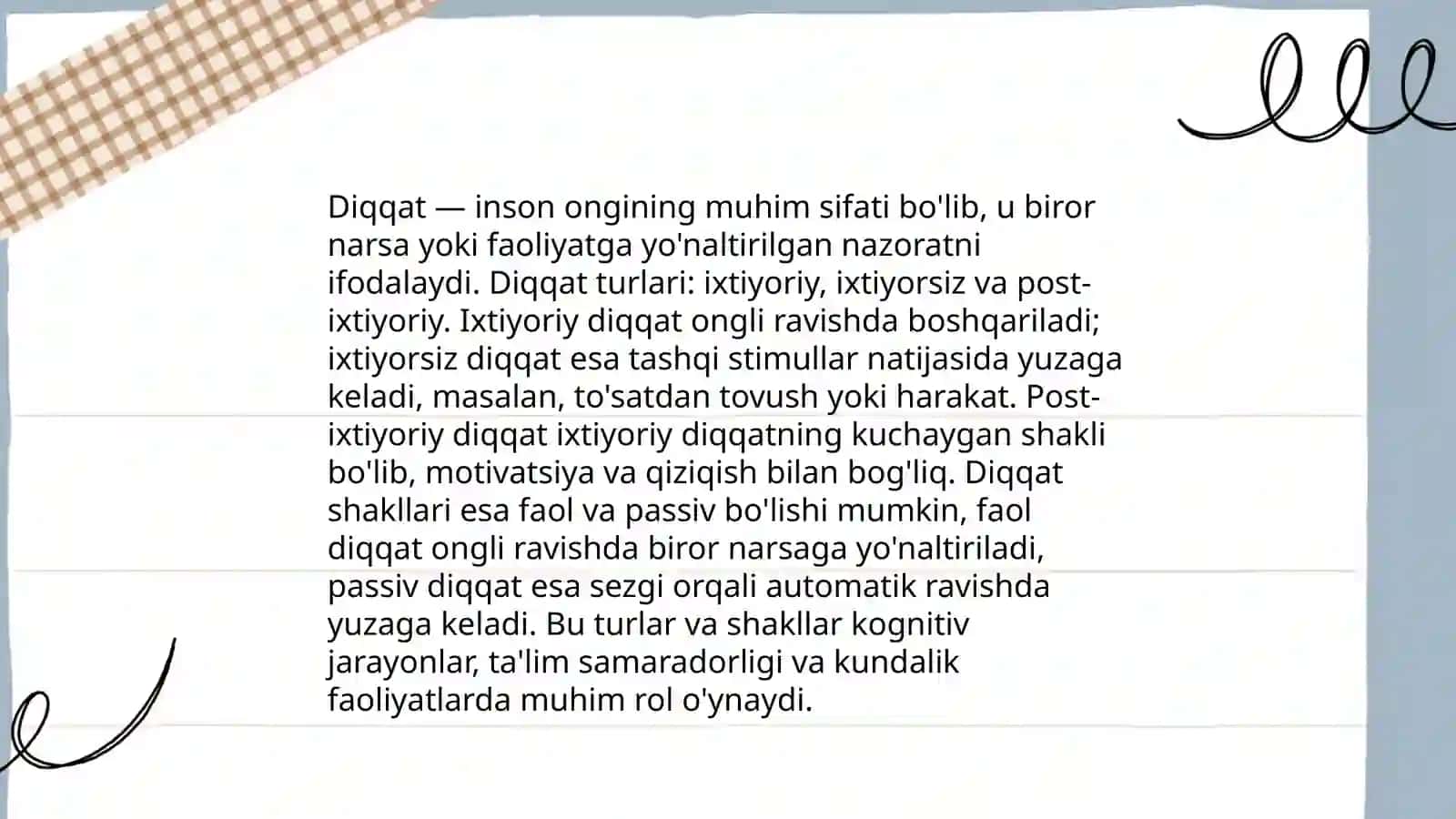 Diqqatning talqini 4