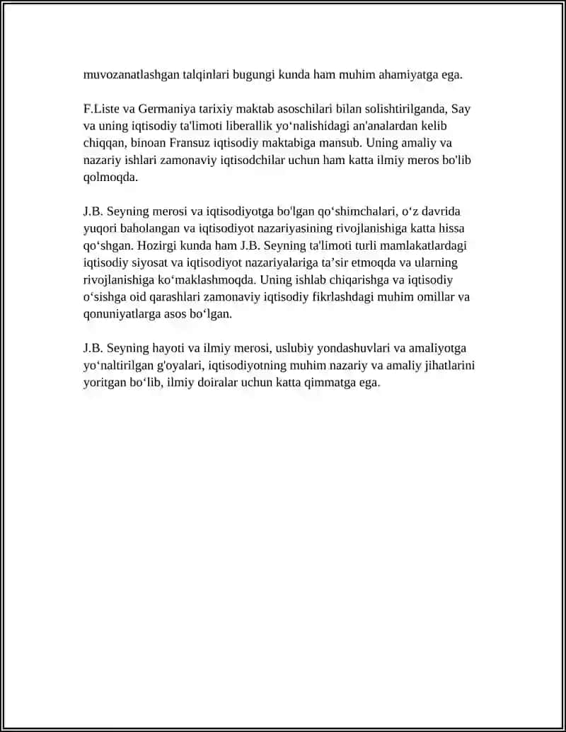 J.B.SEYNING IQTISODIY TA'LIMOTI 4