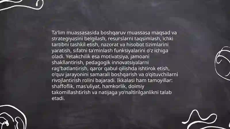 Ta'lim muassasasi menejmenti 4