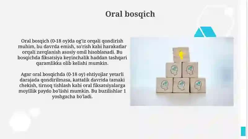 Psixologik rivojlanish bosqichlari 4