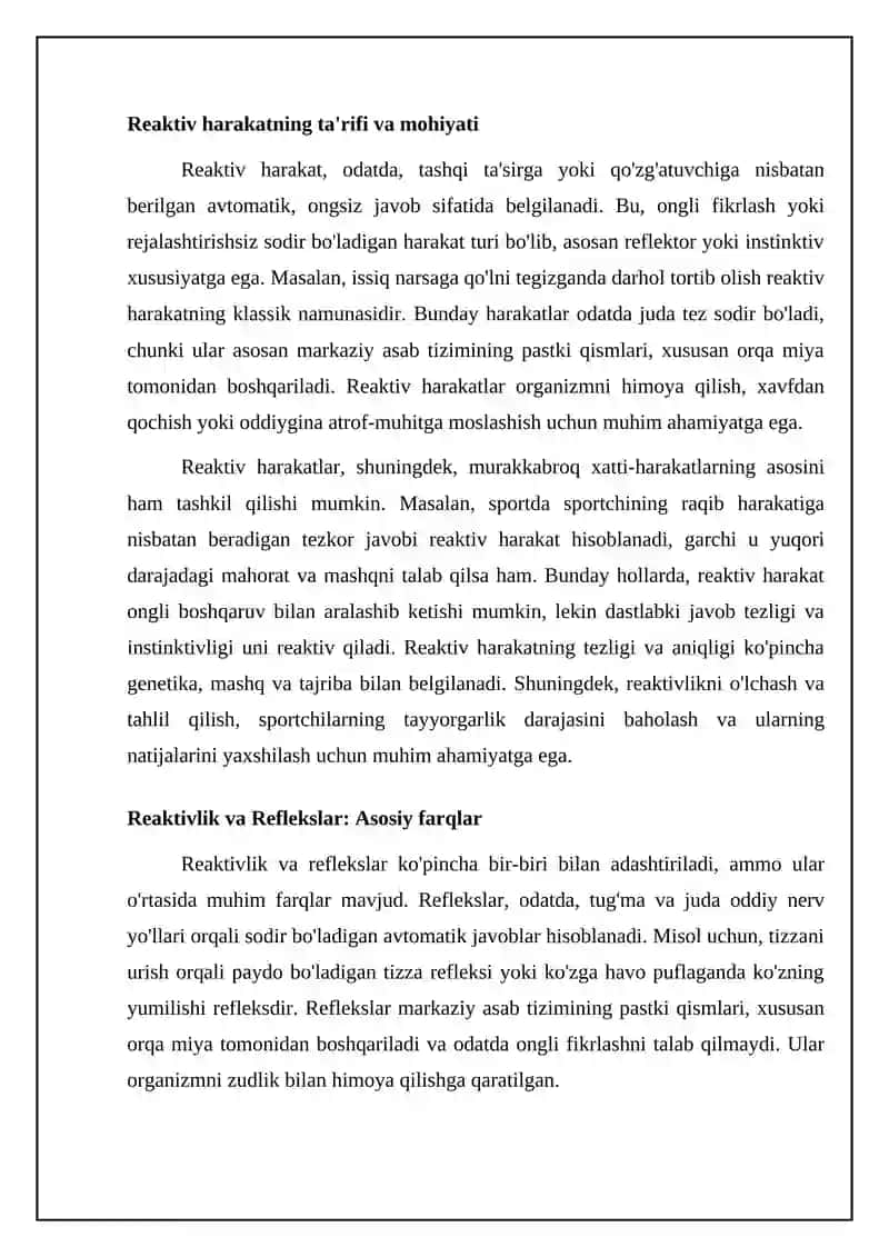 Reaktiv harakat 4