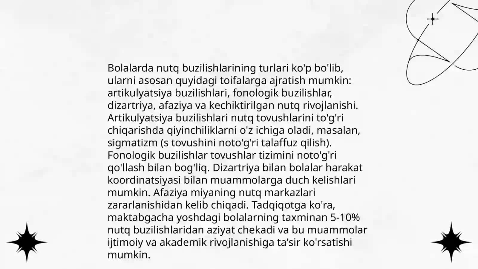 Nutqiy rivojlanishning bosqichlari 4