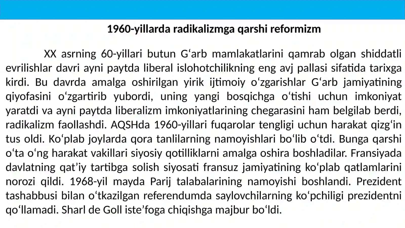 Gʻarbiy Yevropa va Shimoliy Amerika mamlakatlarining rivojlanishi 4