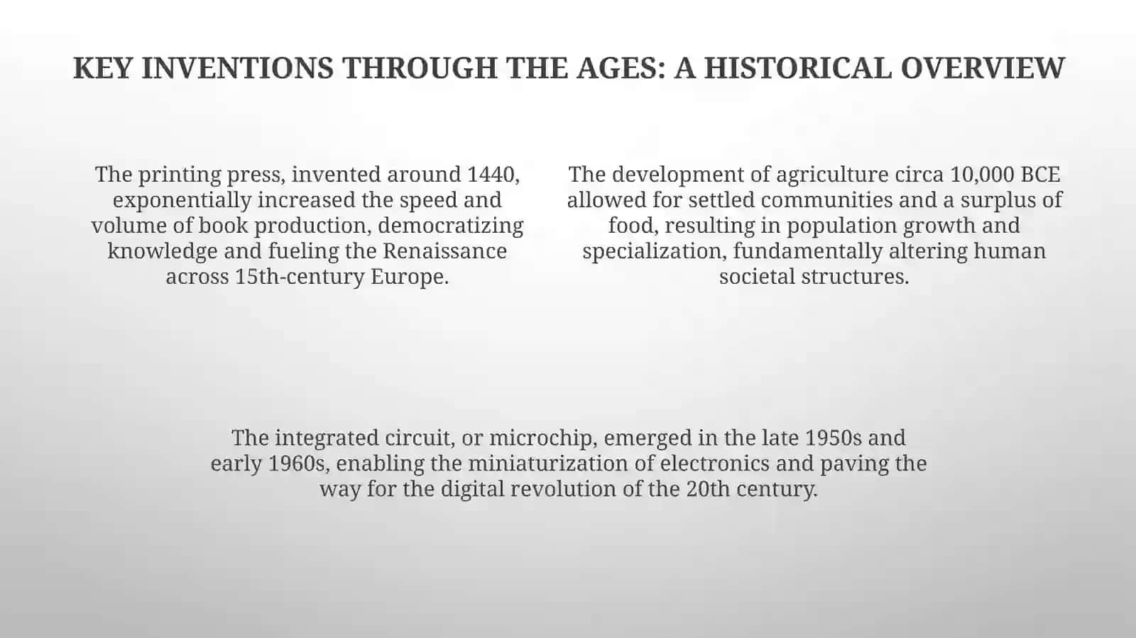 Inventions that changed the world 4