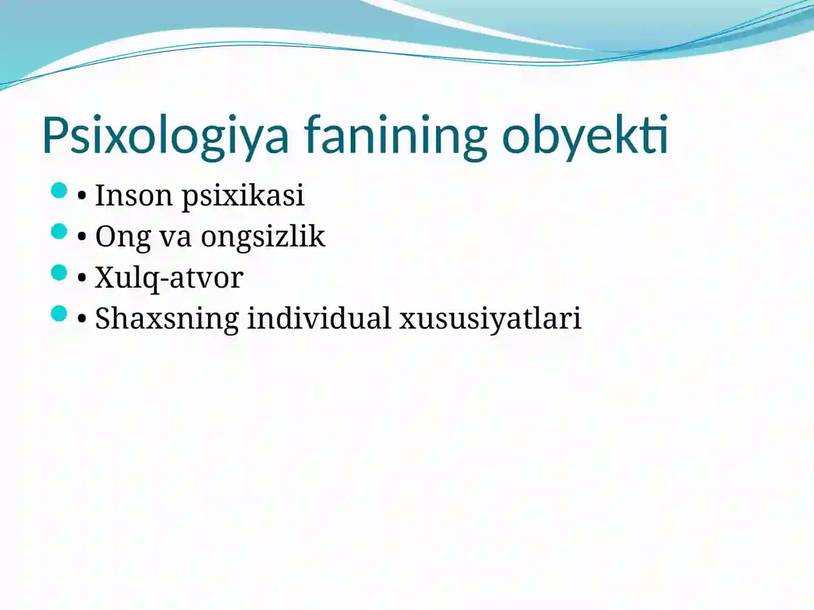 UMUMIY PSIXOLOGIYA 4