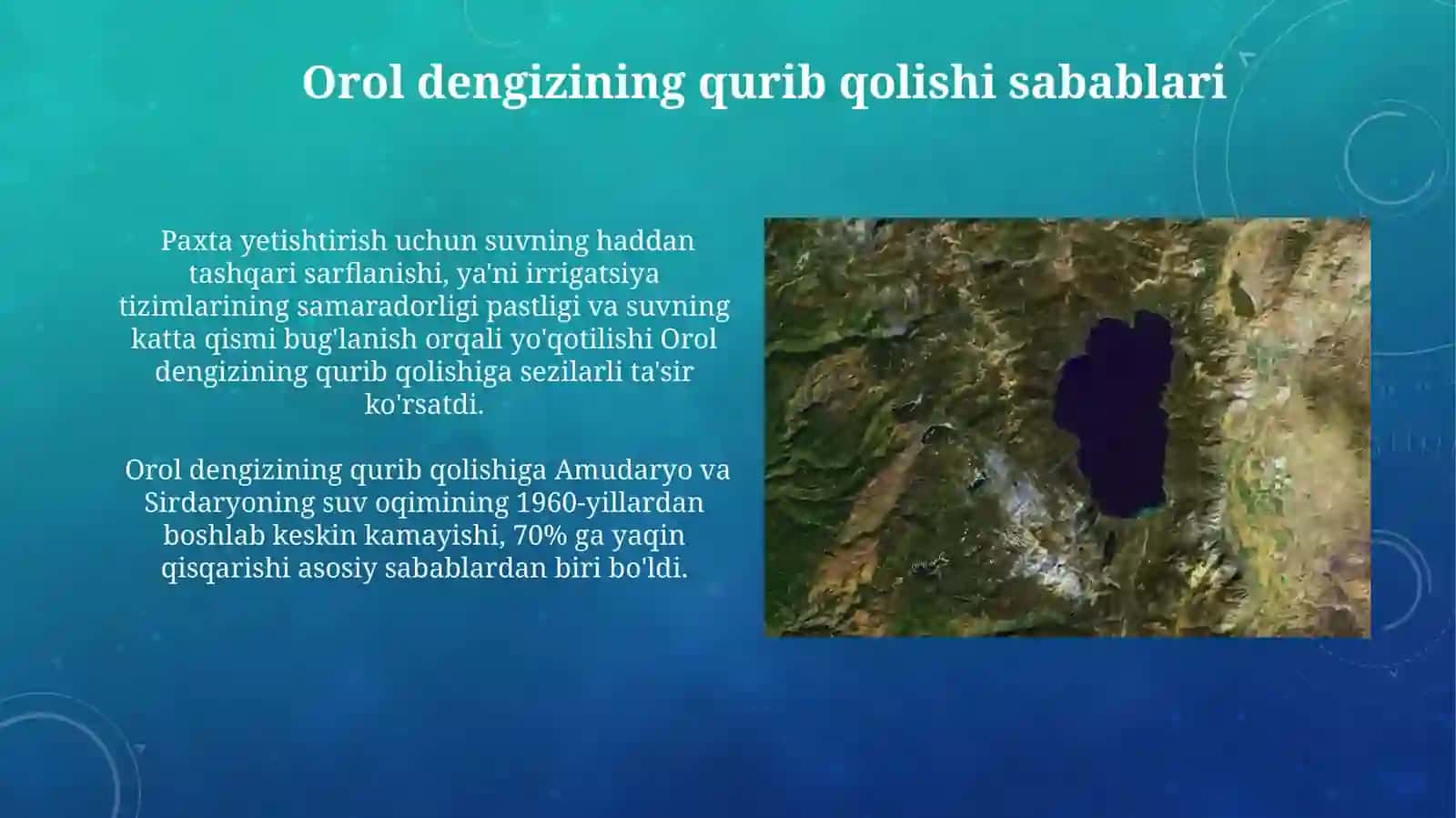 Orol koʻliga umumiy tavfsif 4