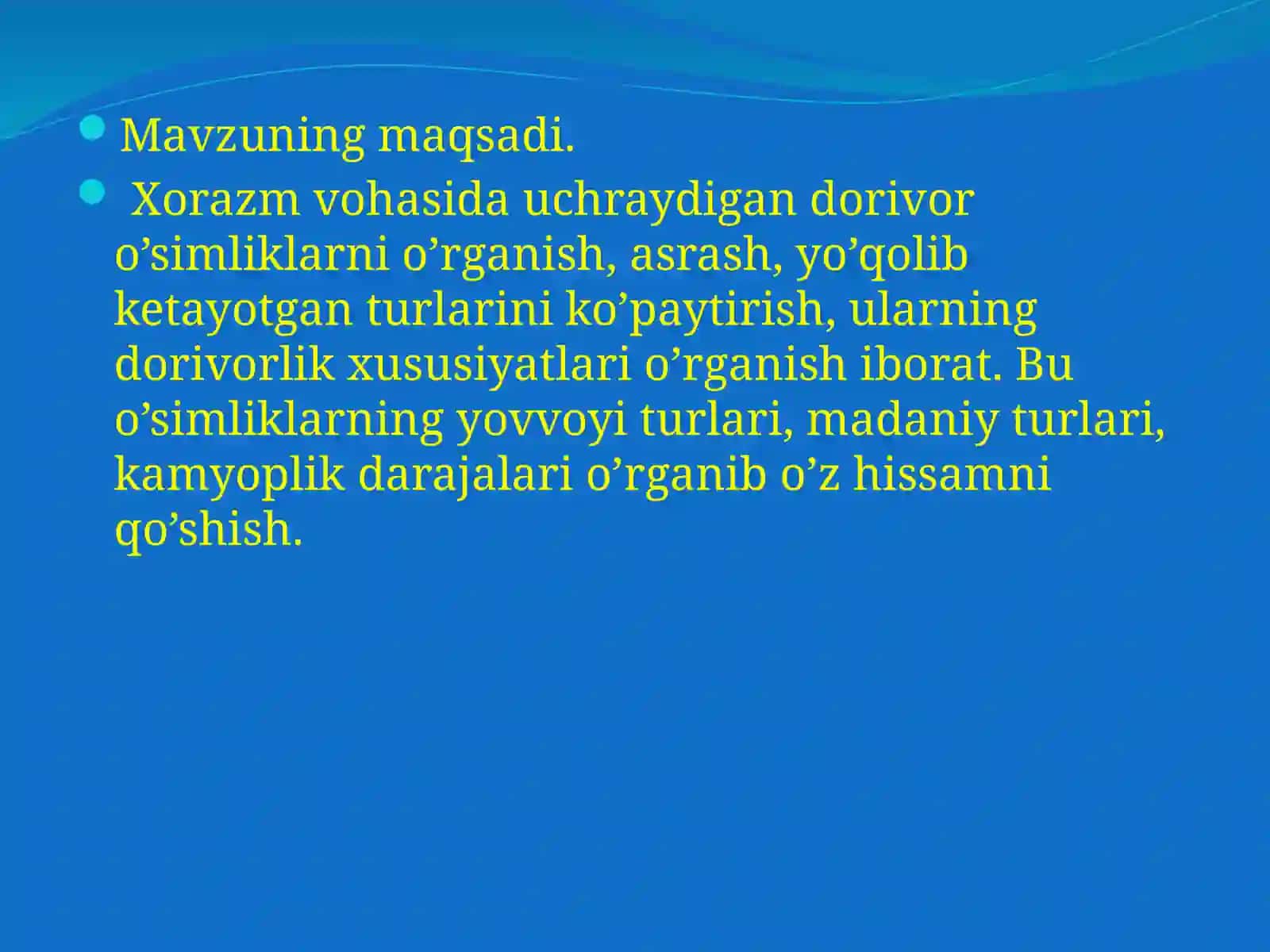Xorazm vohasida g‘orivoro’simliklar 4