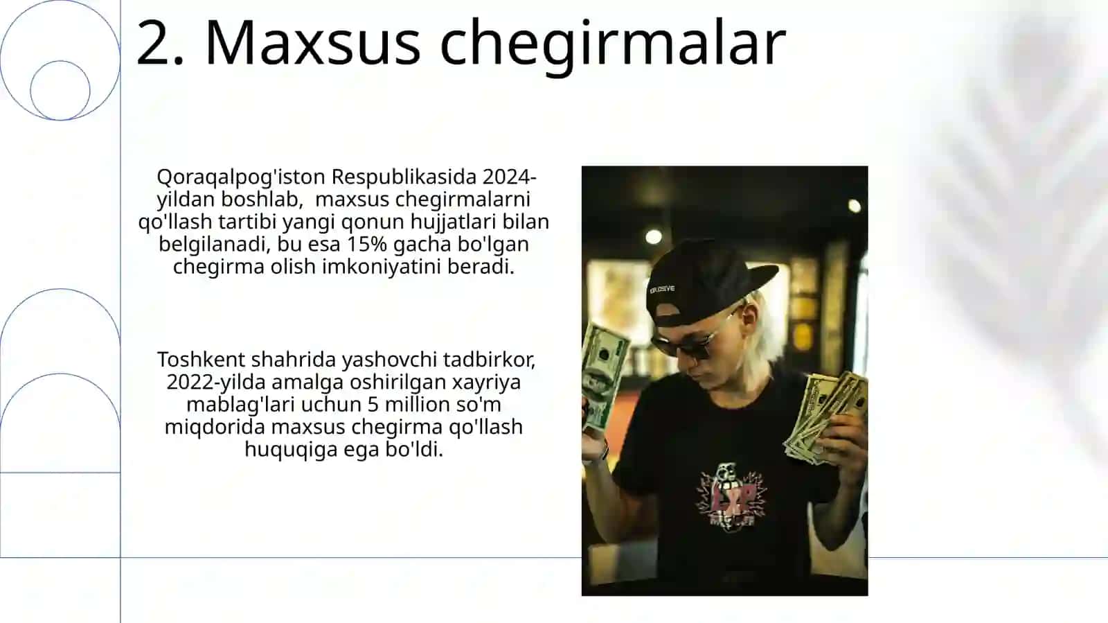 jami daromatlar tarkibi, jami daromadan chegirmalar 4