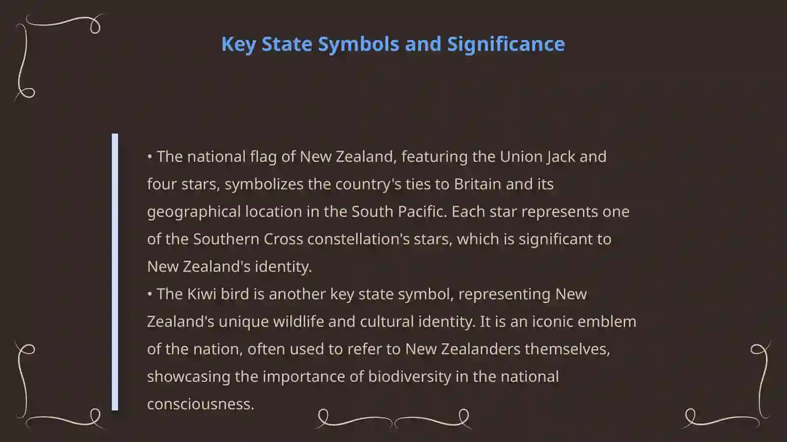 The Goverment state symbols Political Parties and education system of New Zealand 4