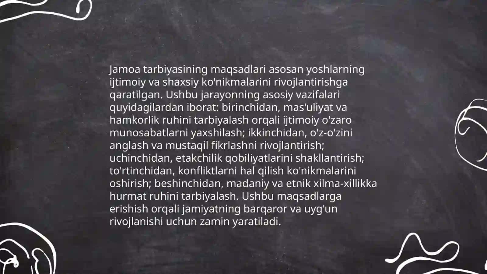 Jamoa tarbiya obyekti va subyekti sifatida 4