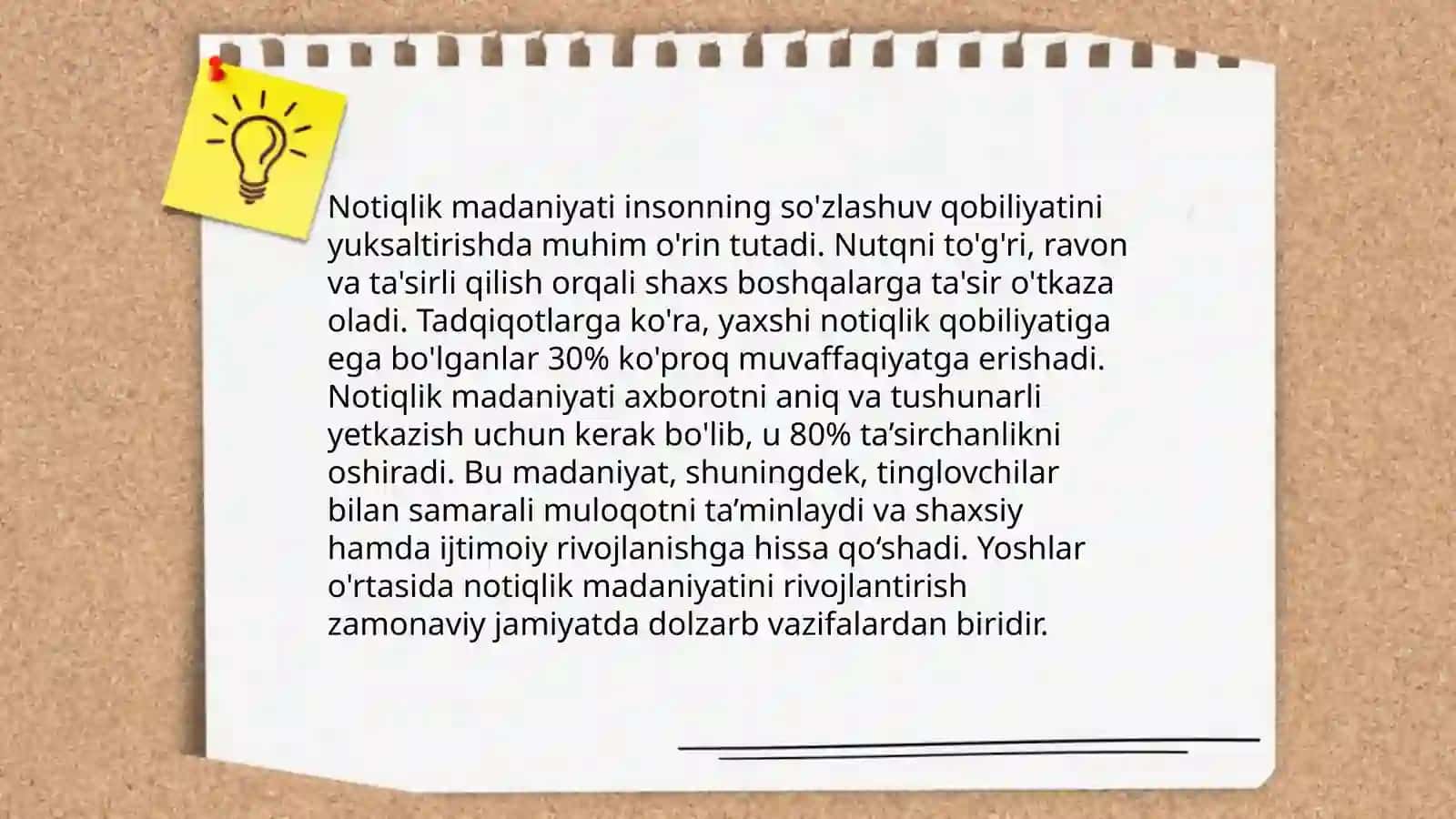 Nutq texnikasi va notiqlik madaniyati 4