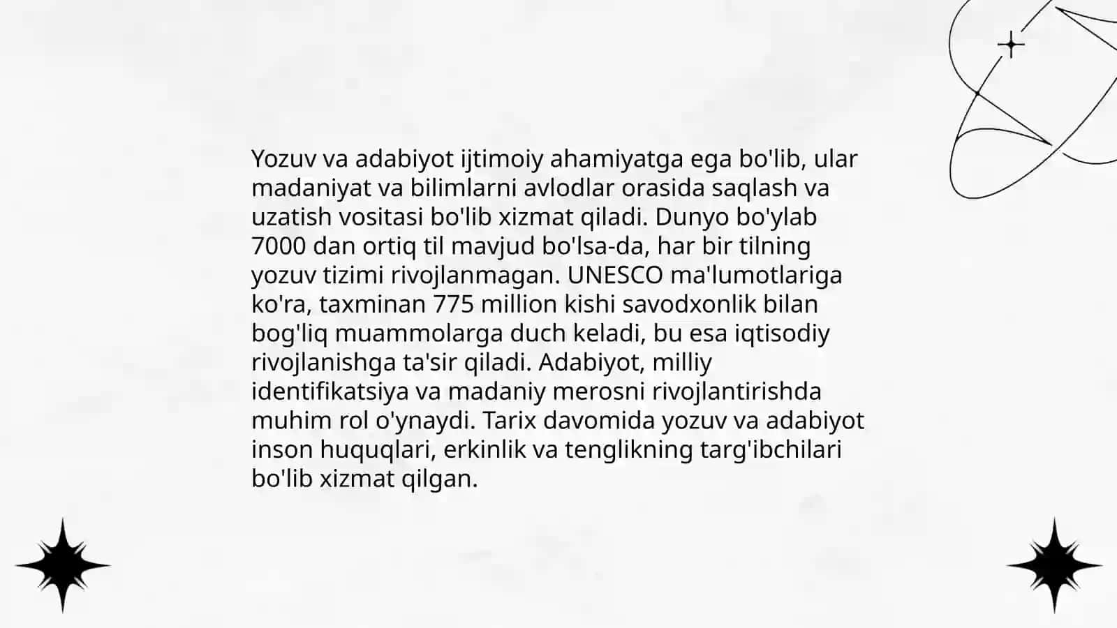 Yozuv-madaniy taraqqiyot mahsuli 4