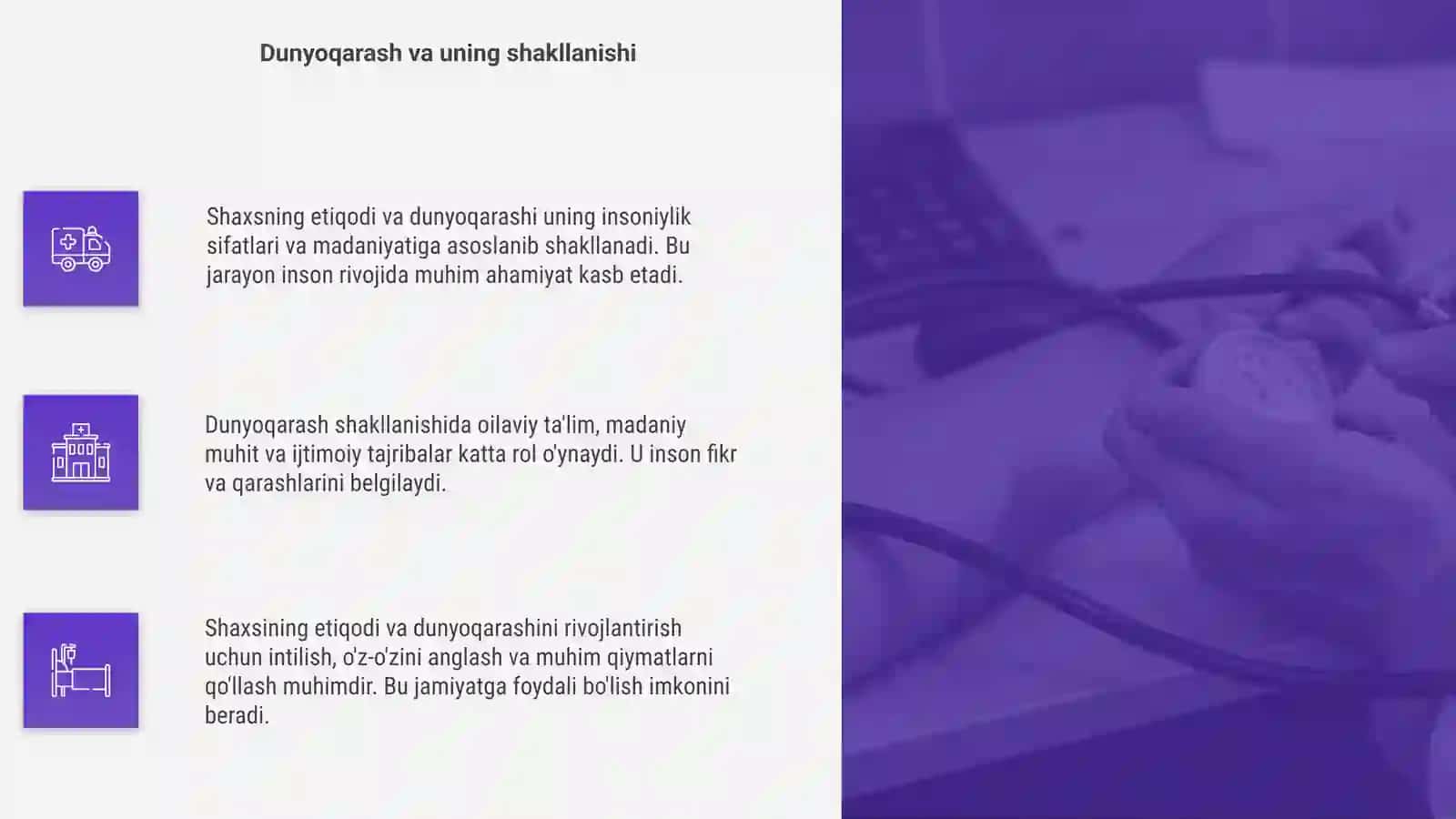 SHaxsning etiqodi va dunyoqarashi 4