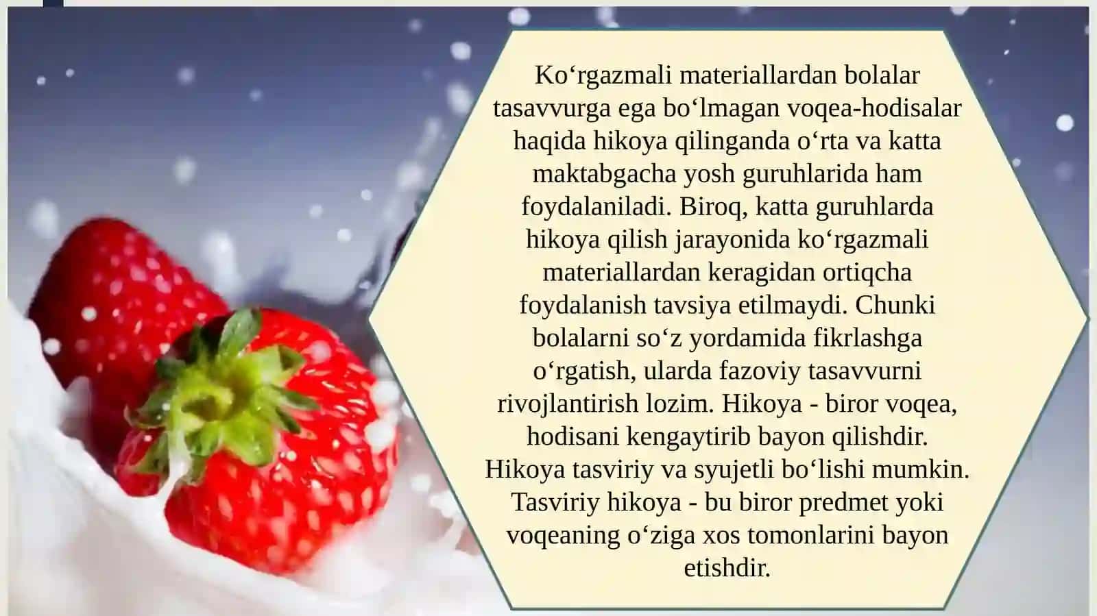 Hikoya qilib berish turlari va metodlari 4