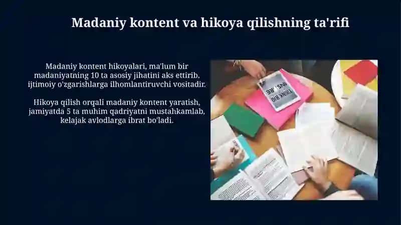 Madaniy kontent storytellingi 4
