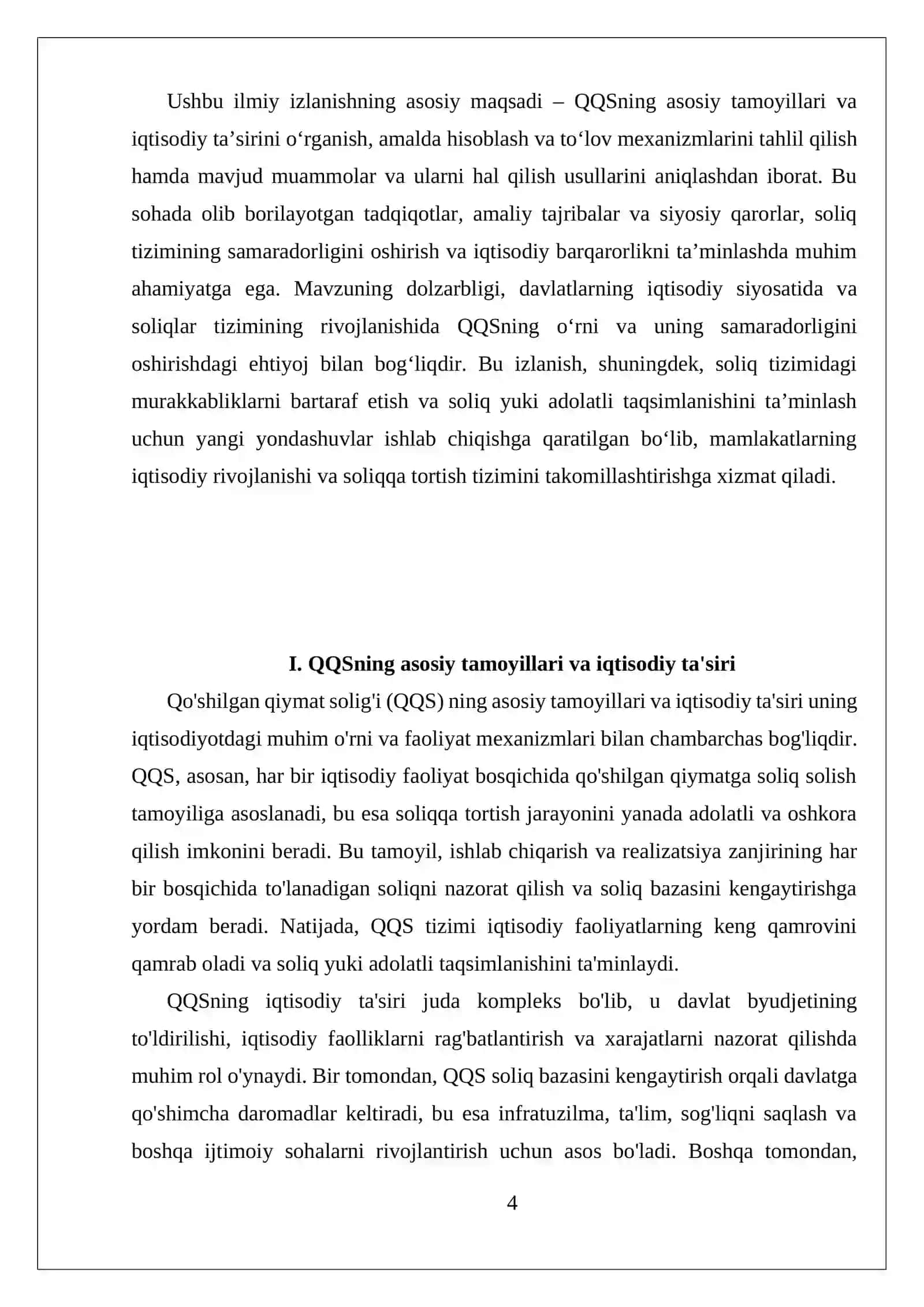 Qo'shilgan qiymat solig'i 4
