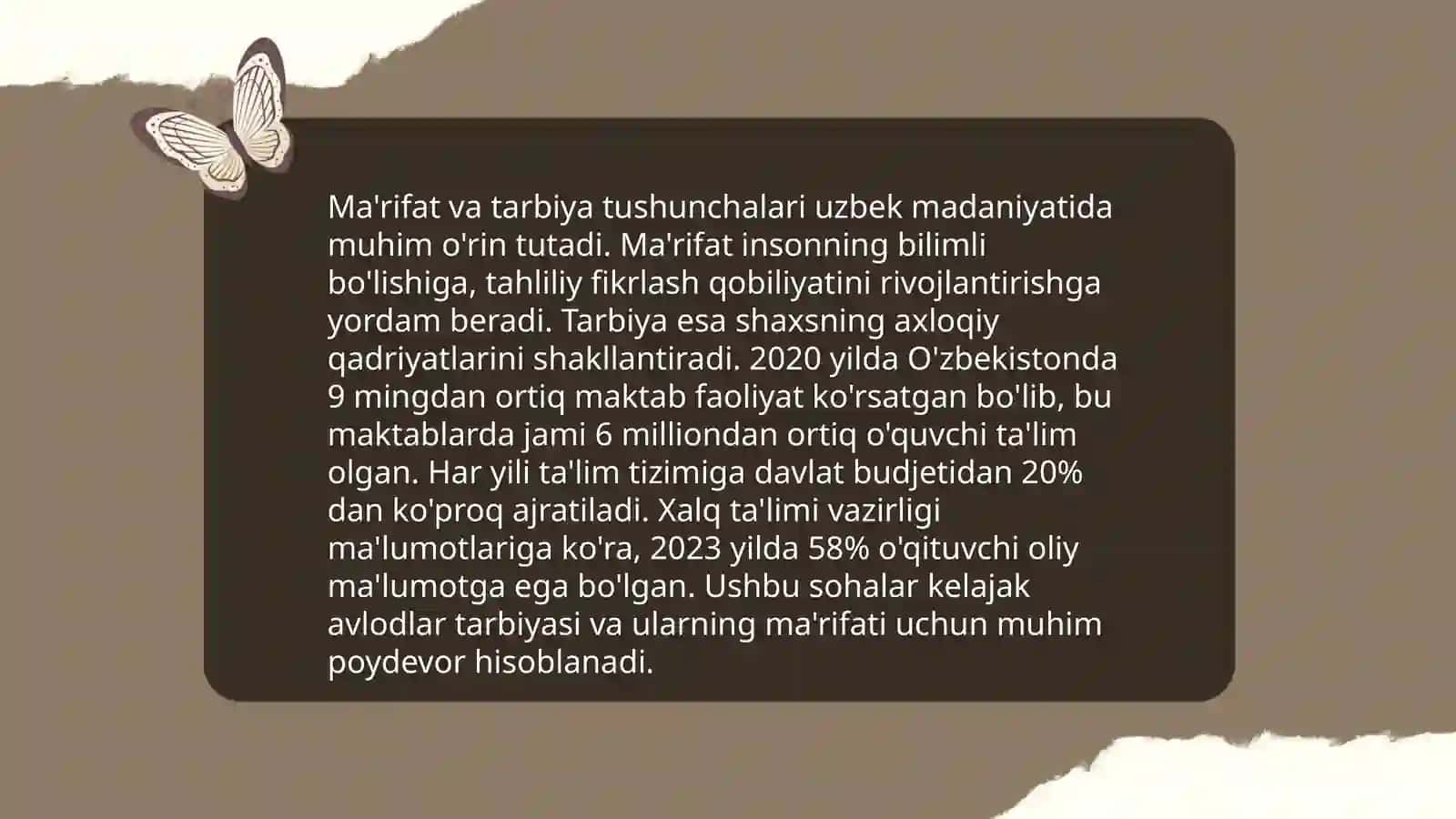 O‘zbekiston Madaniyat va Milliy Urf-odatlar 4