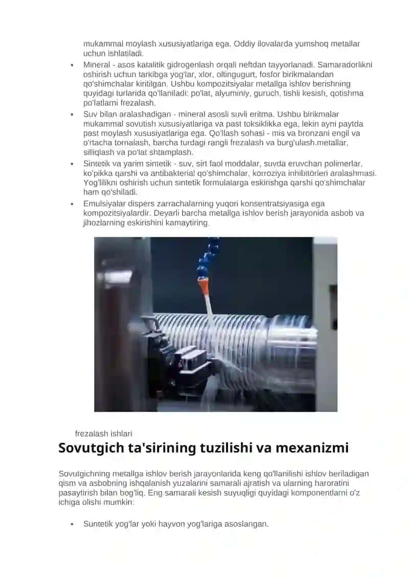 Sovutgich (sovutuvchi): tasnifi, qoʻllanilishi 4