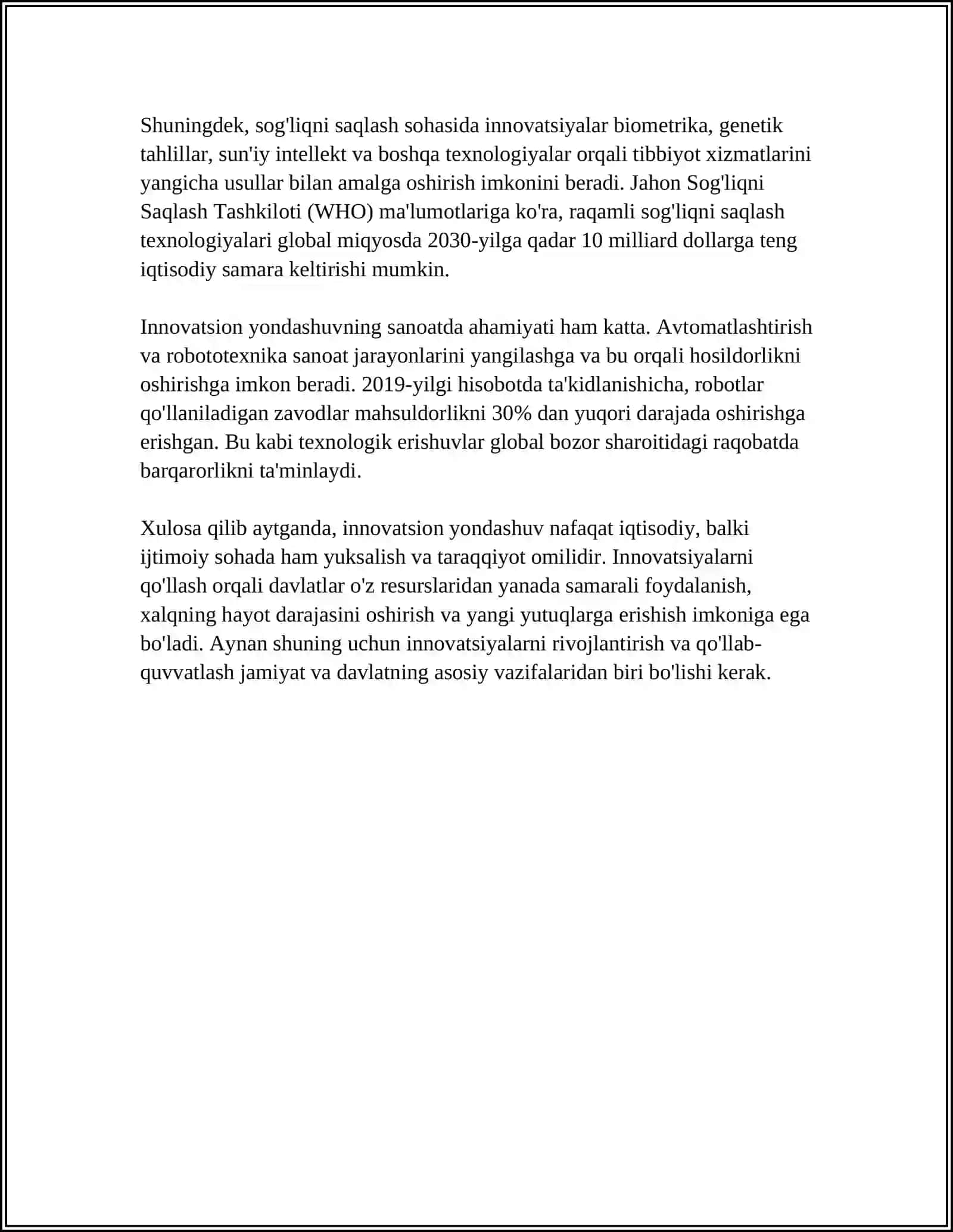 Innovasion yondashuvning mohiyati va ahamiyati 4