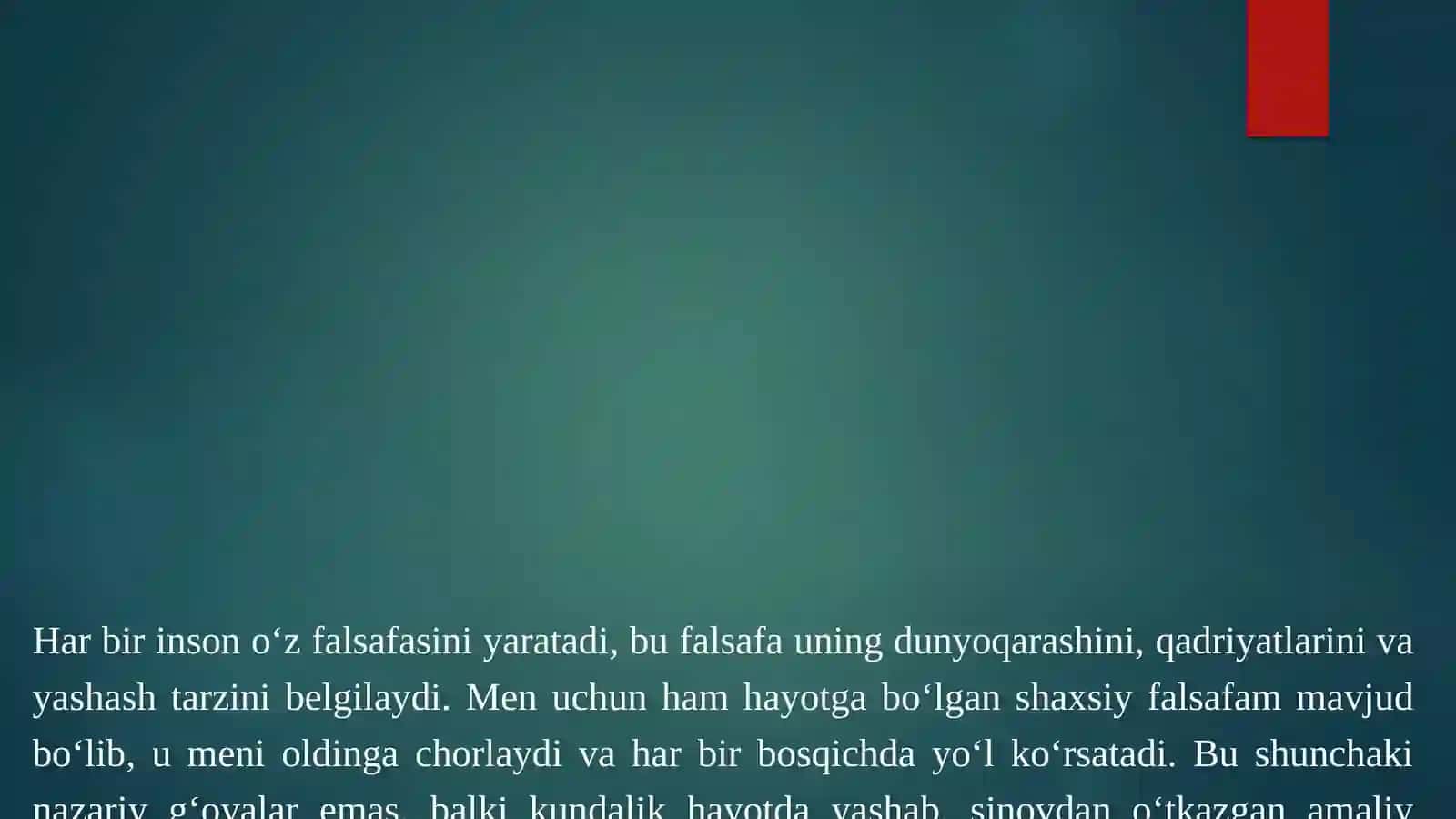 MENING HAYOT FALSAFAM 4