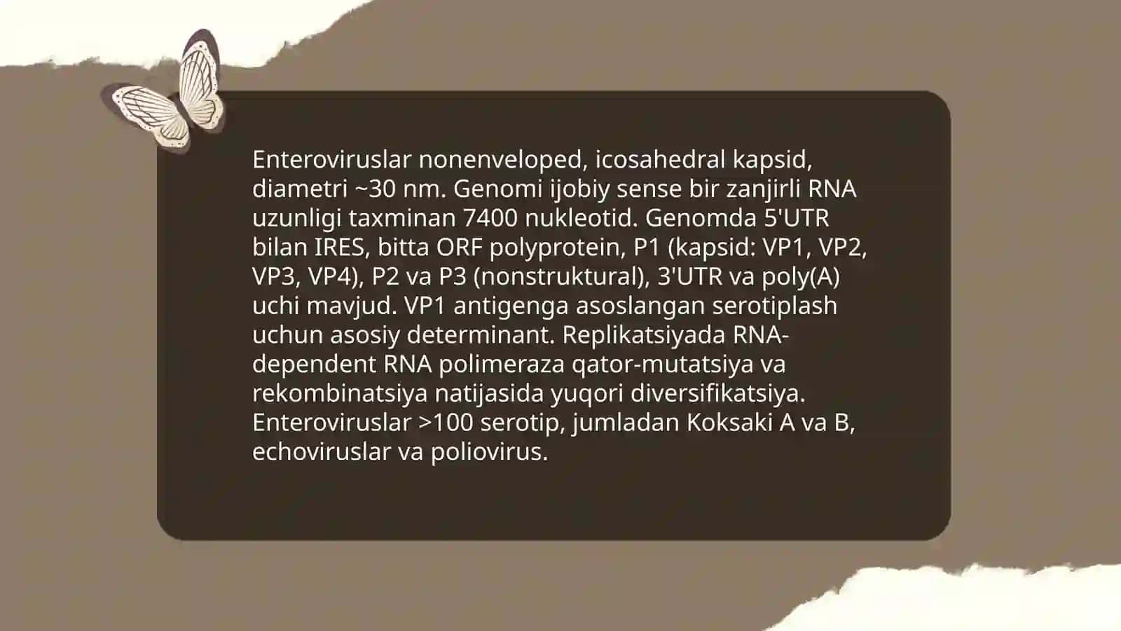 Enteroviruslar (ESNO, Koksaki) 4