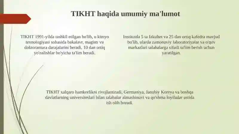 Toshkent kimyo-texnologiya instituti 4