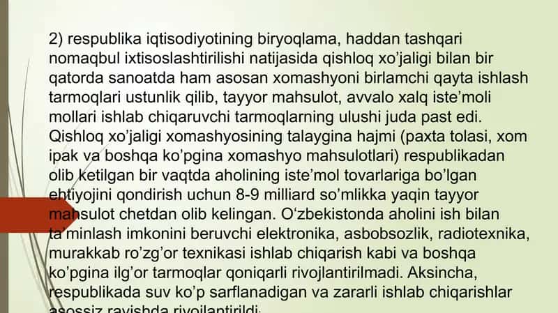 O'zbekiston mustaqillik yo'lida 4