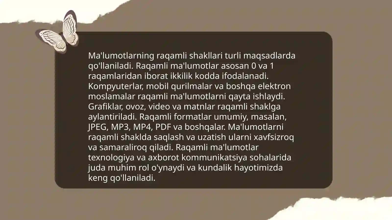 Axborotlarni kompyuterda tasvirlanishi 4