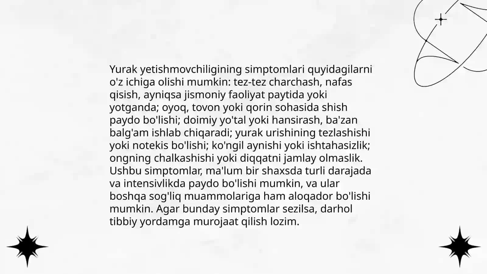 Yurak yetishmovchiligi 4
