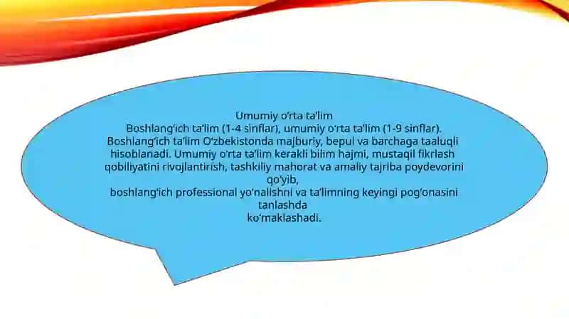 O’zbekiston Respublikasi ta’lim tizimidagi islohotlar 4