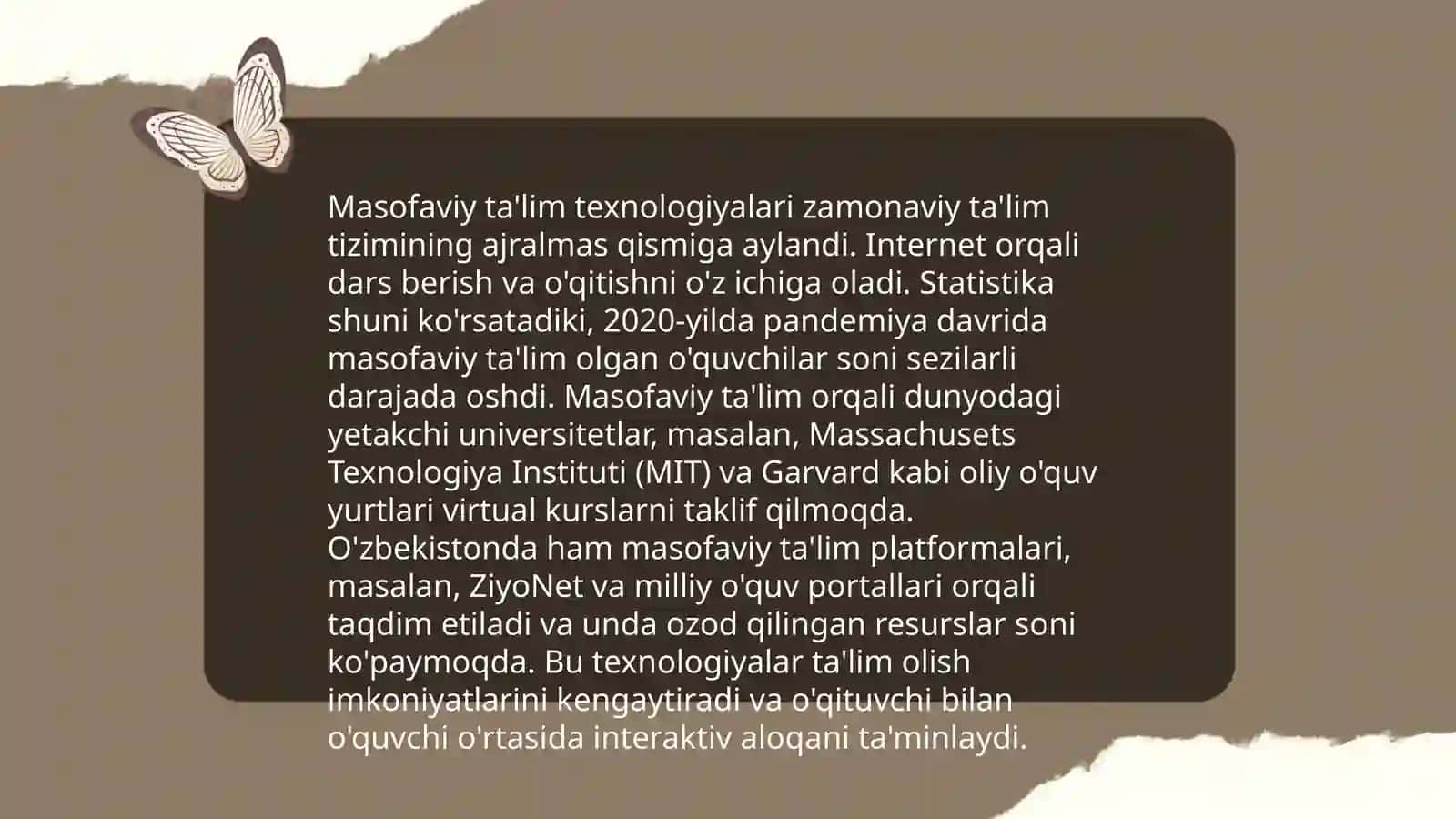 Elektron ta'lim rivojining yetakchi tendensiyalari 4
