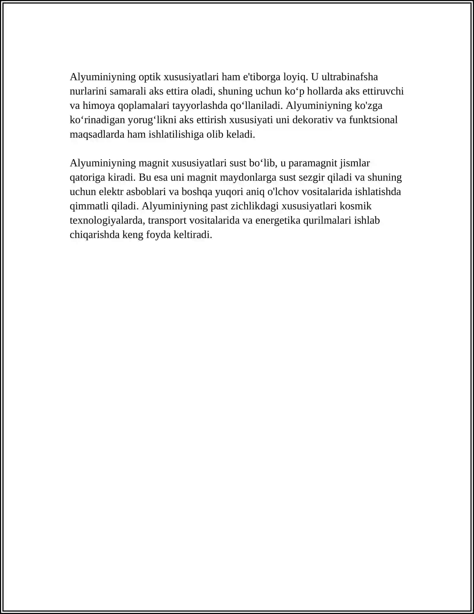 ALYUMINI VA UNING QOTISHMALARI 4