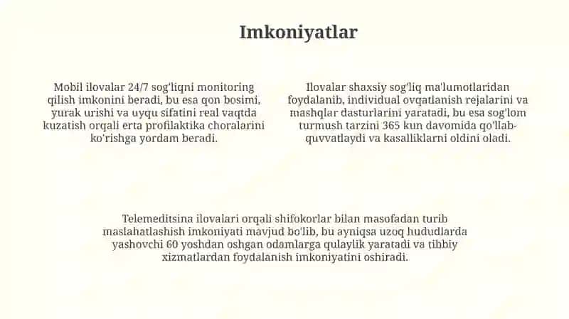 Mobil ilovalar orqali o‘z sog‘ligini nazorat qilish - imkoniyat va xavf 4