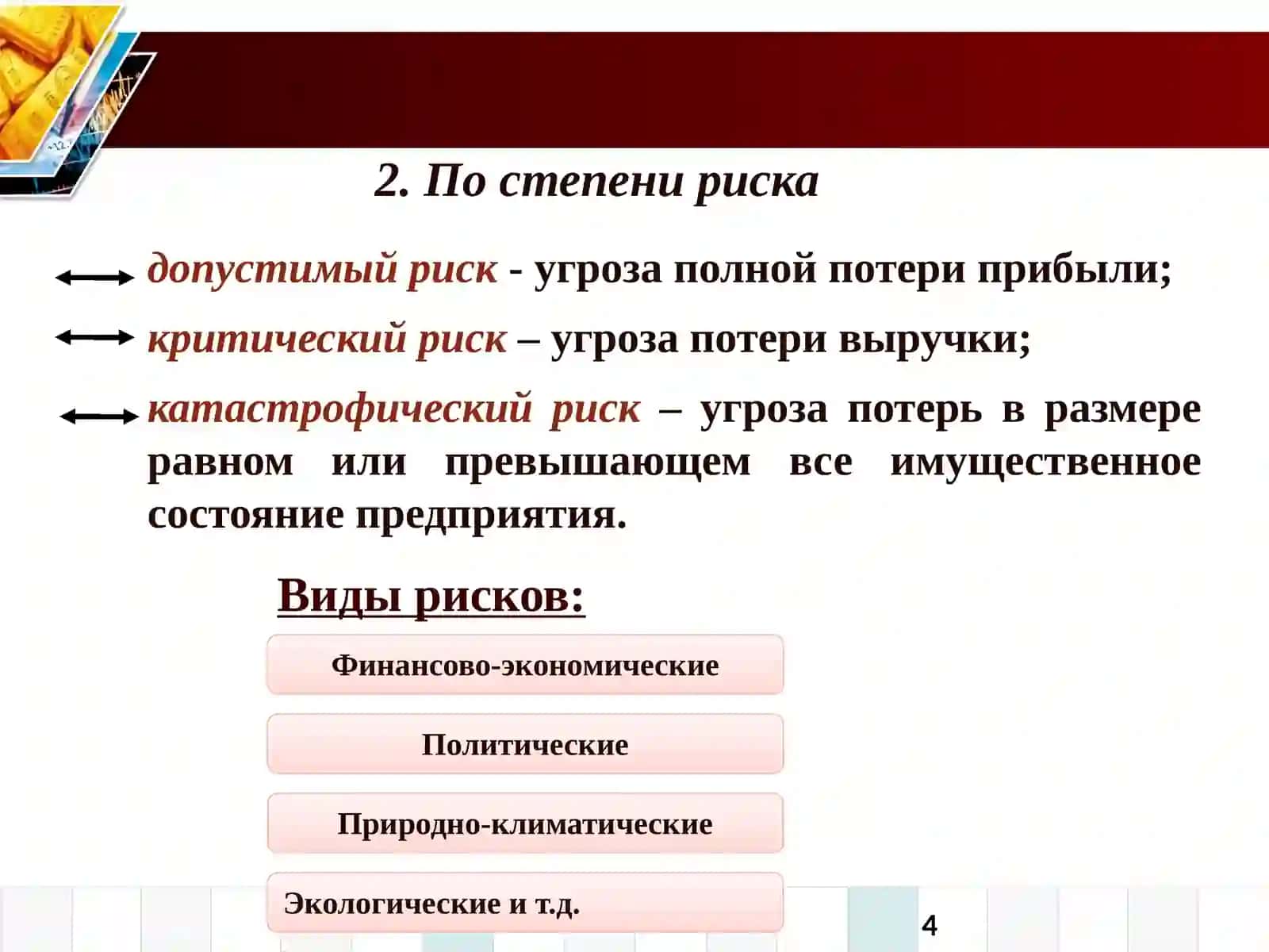 Риски и страхование 4