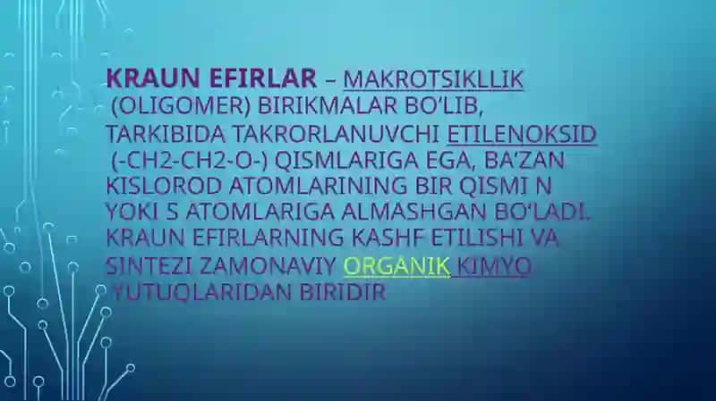 KRAUN EFIRLAR DORI VOSITALARI SFATIDA 4