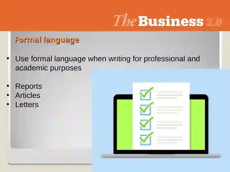 Formal letter and email writing 4