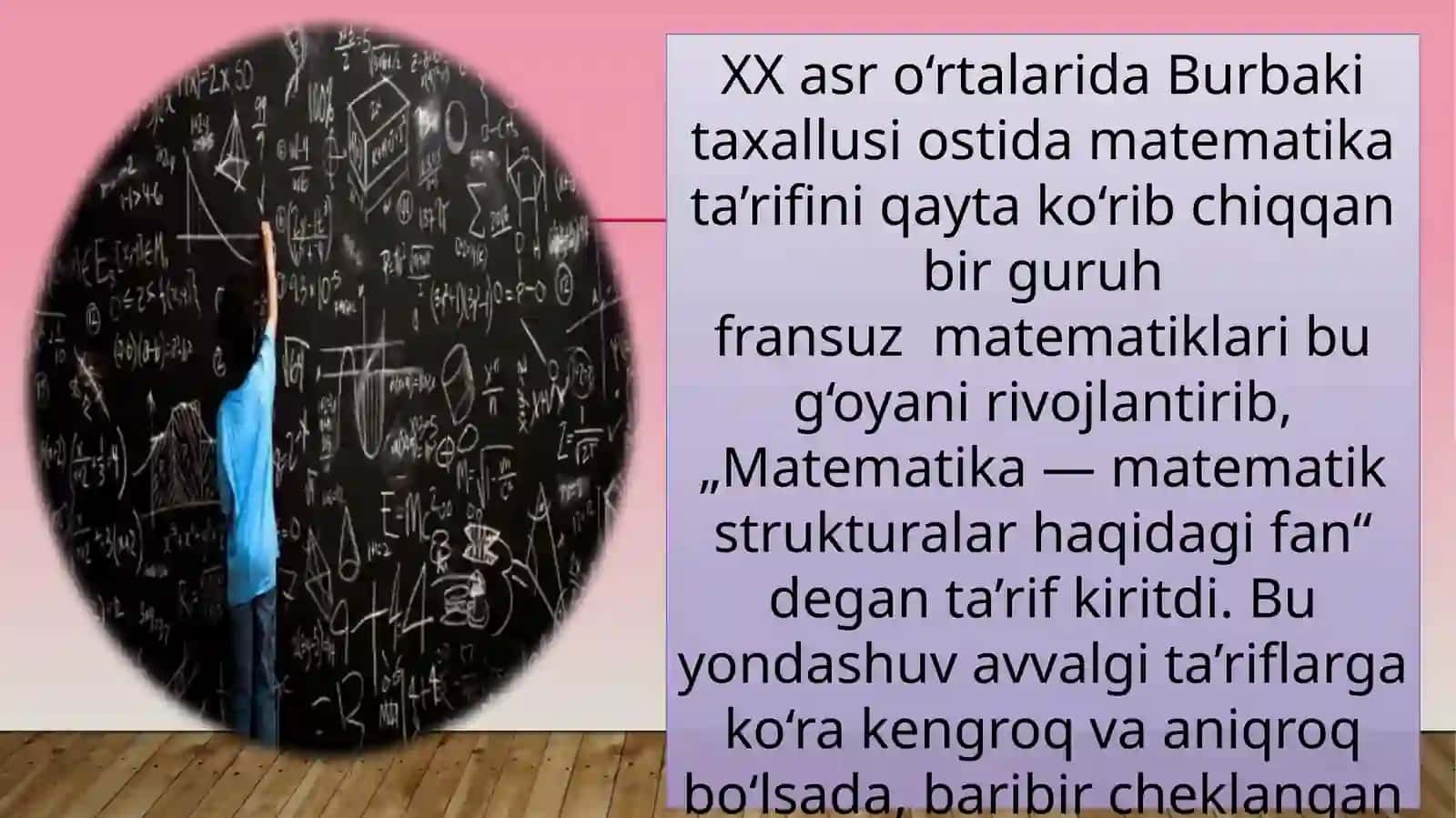 Matematikaning rivojlanish davrlari 4