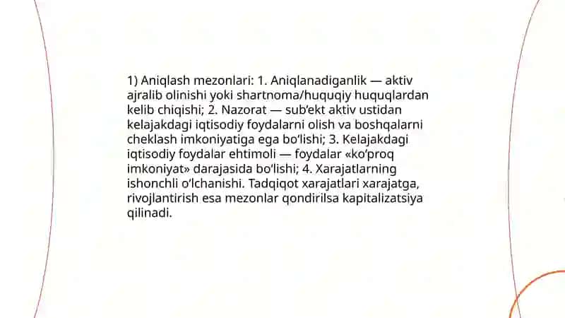 IAS-38 NOMODDIY AKTIVLAR 4