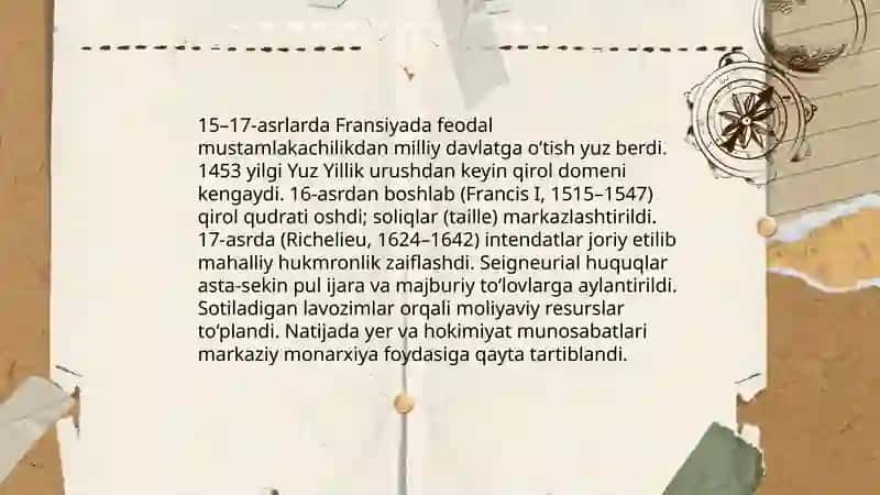 Yangi davr Fransiya davlati va huquqi 4