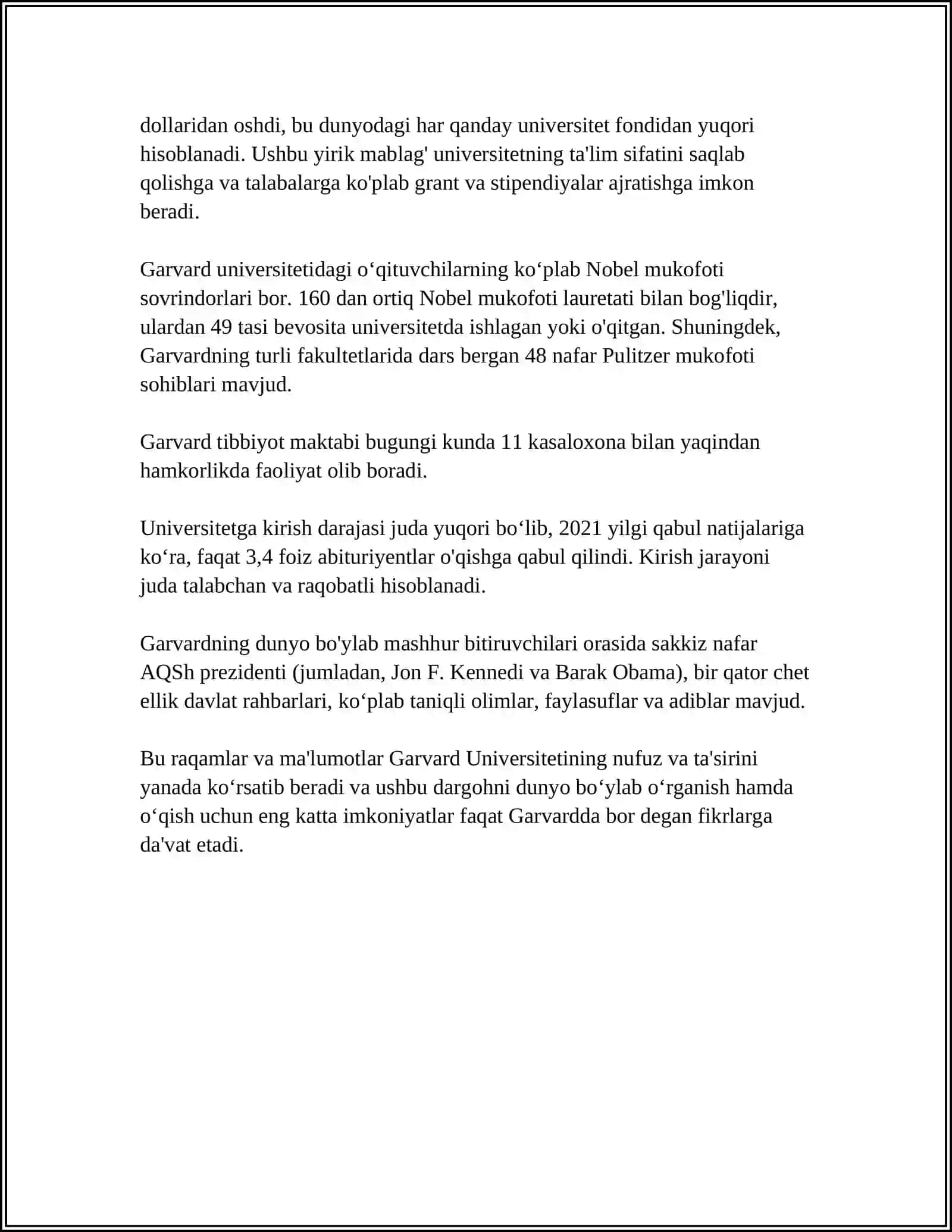DUNYONING MASHHUR UNIVERSITETLARI 4