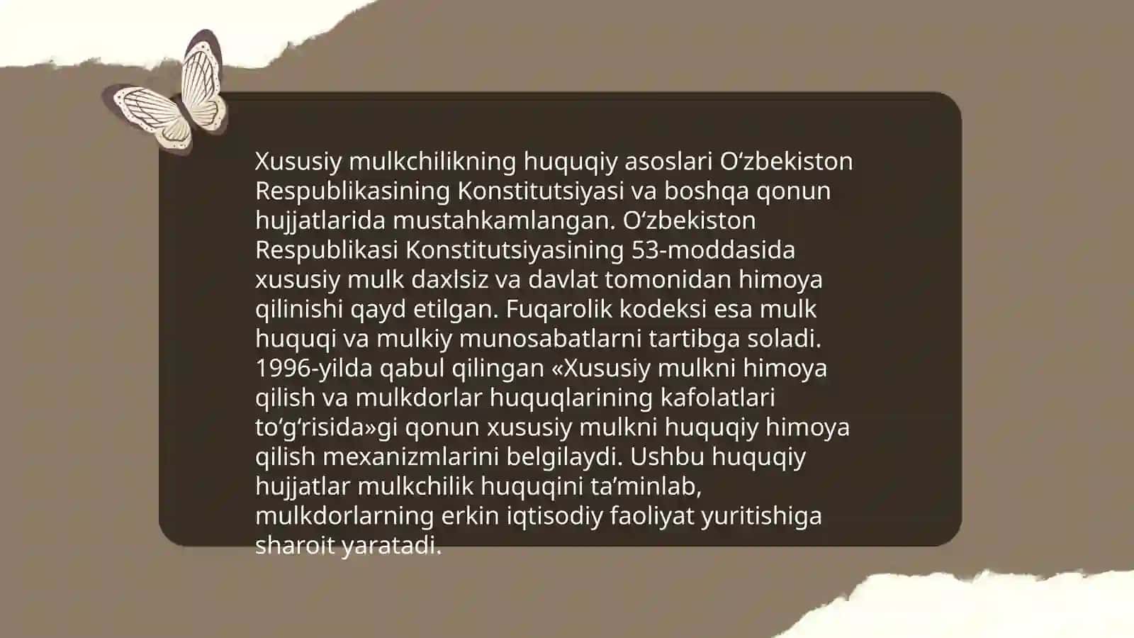 Iqtisodiy xususiy mulkchilikning shakllanishi 4
