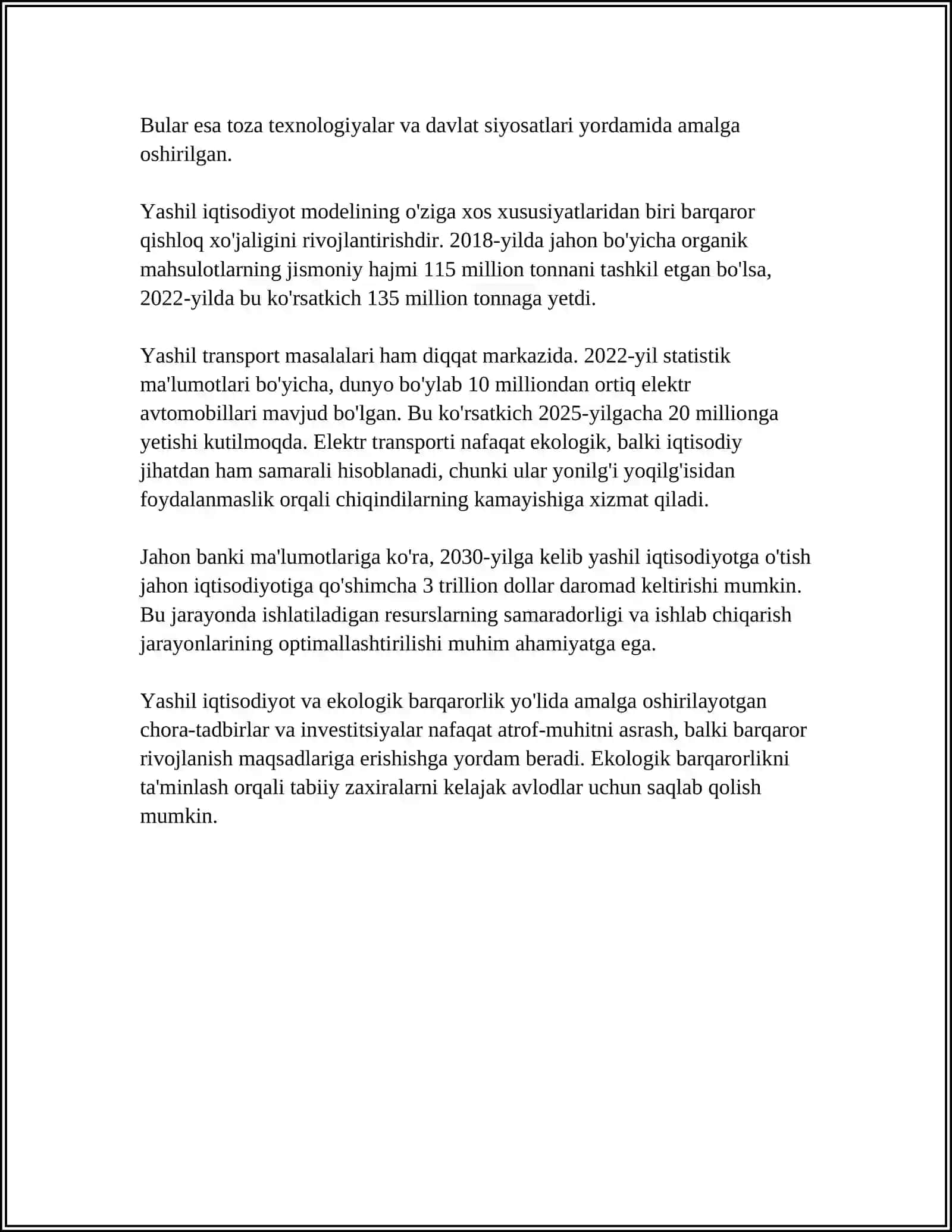 YASHIL IQTISODIYOTGA O‘TISH 4