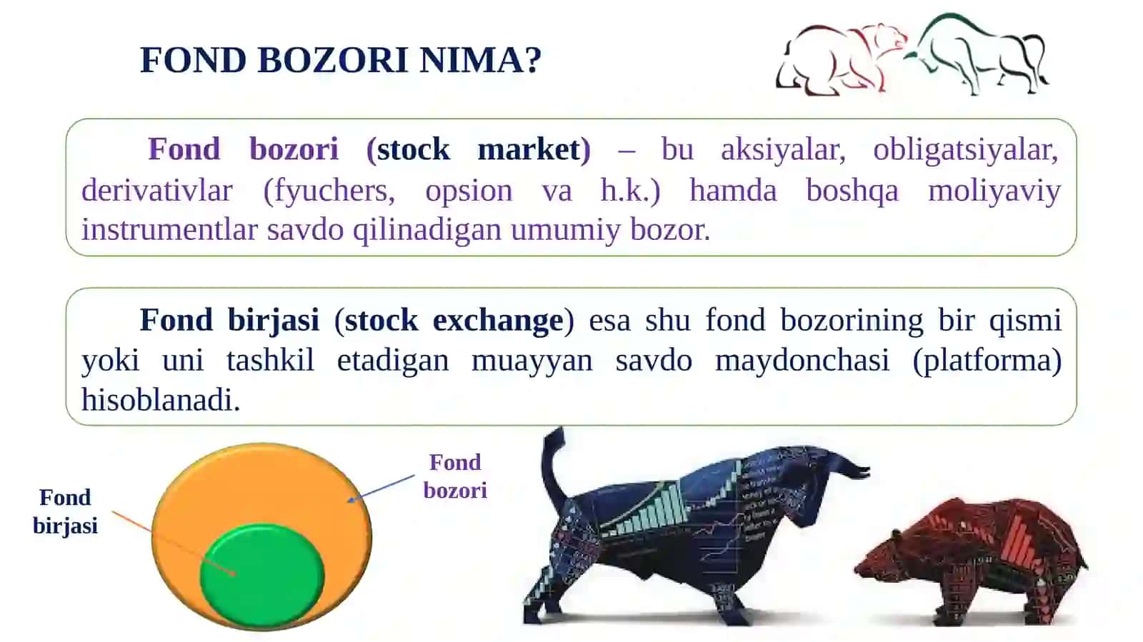 Aksiya, uning xususiyatlari va baholanishi 4