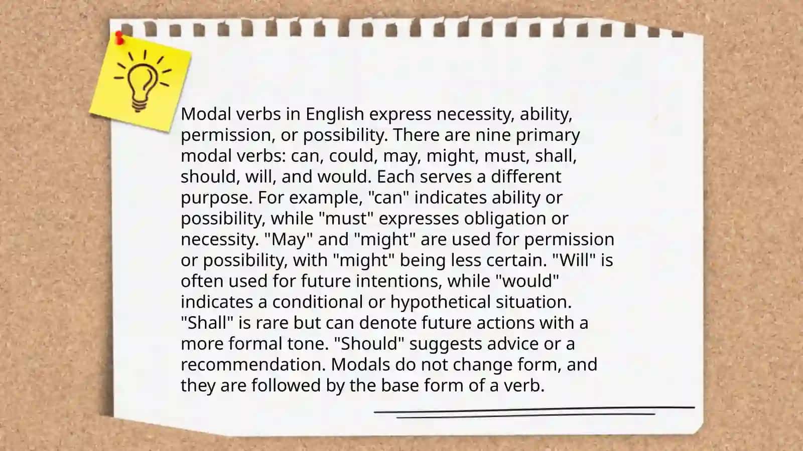 Modal verb 4