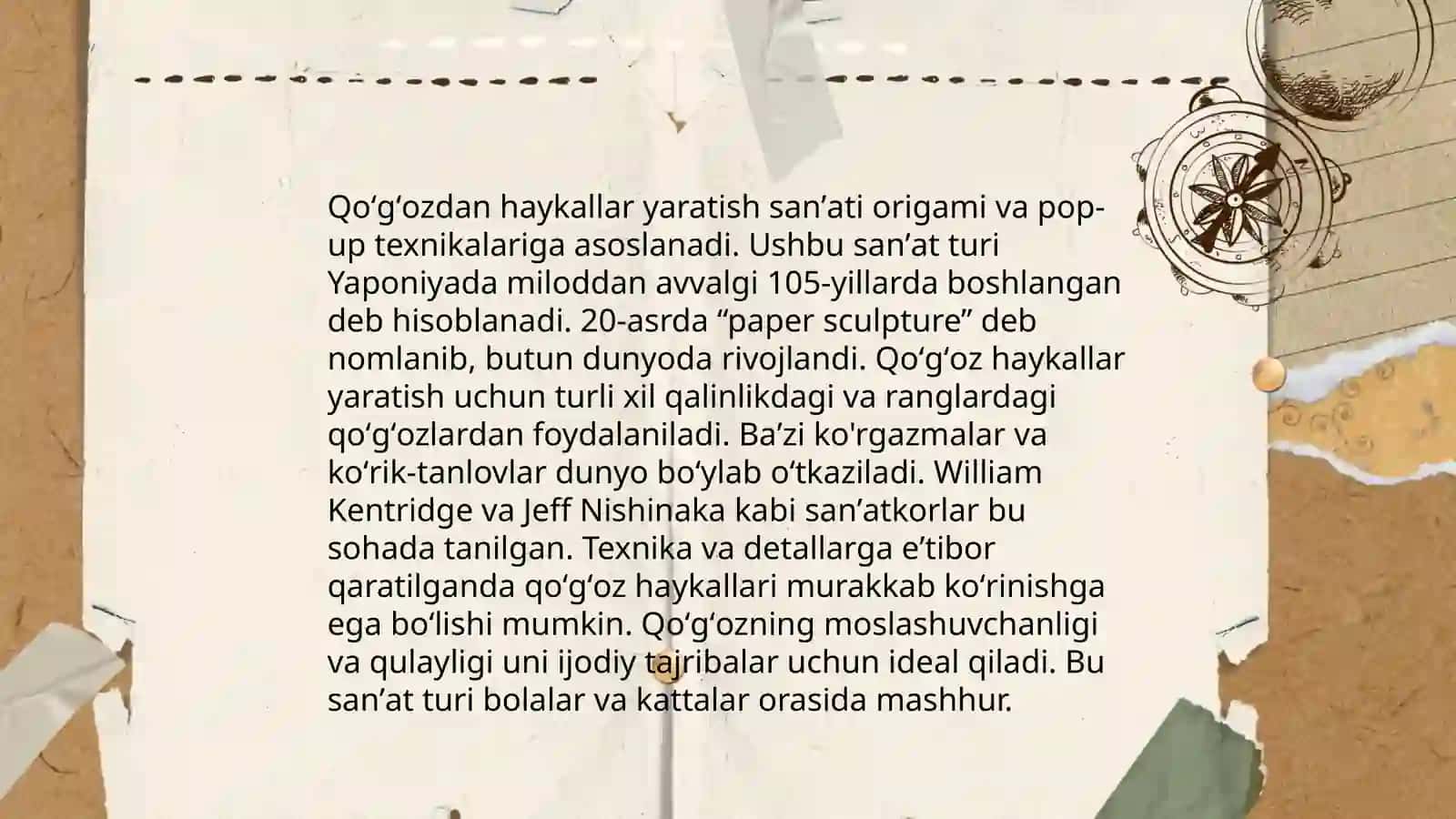 Qoʻgʻozdan maketlar yasash 4