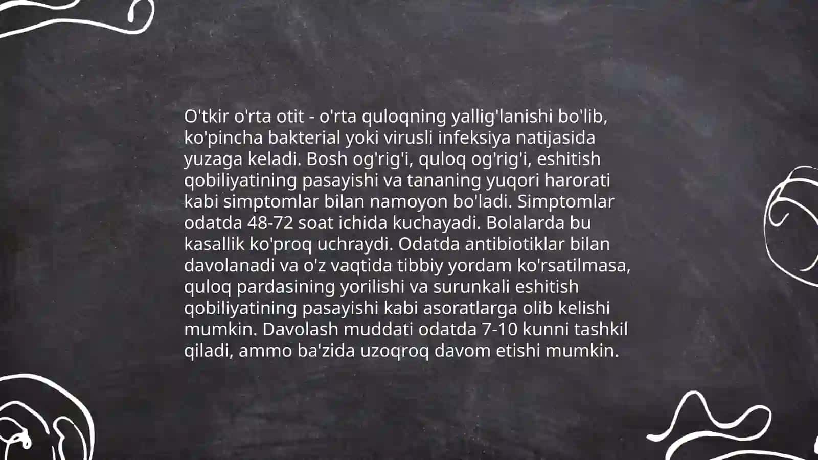 O'tkir o'rta otit 4