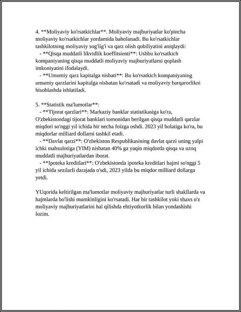 ASOSSIZ BOYLIK ORTTIRISH OQIBATIDA KELIB CHIQADIGAN MAJBURIYATLAR 4
