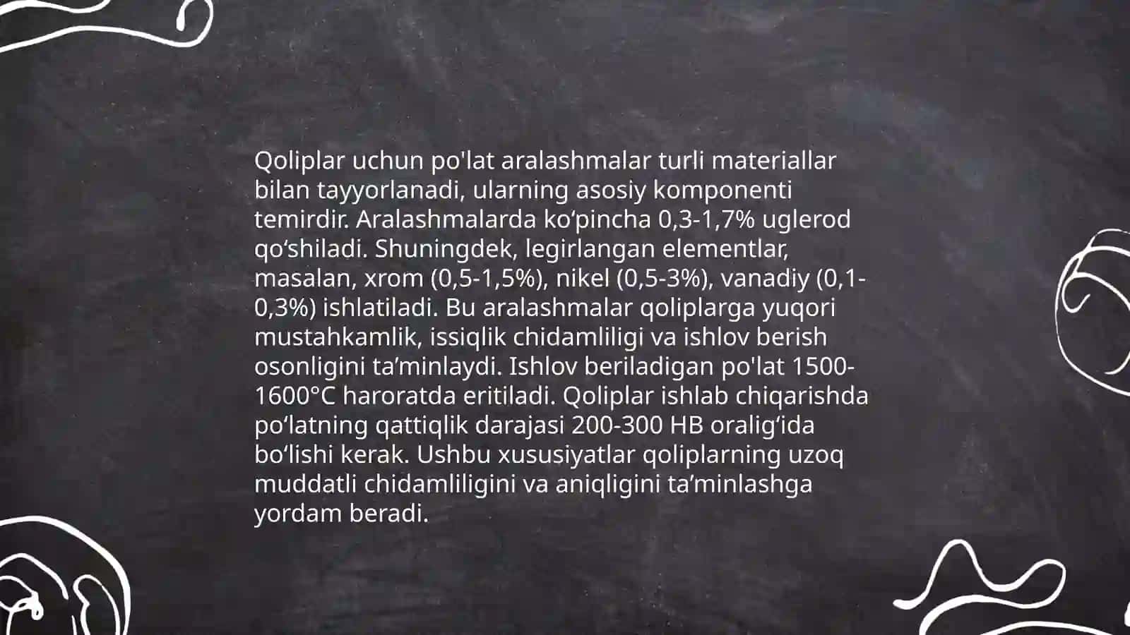 Po'latlarni qoliplarga qo'yish usullari 4