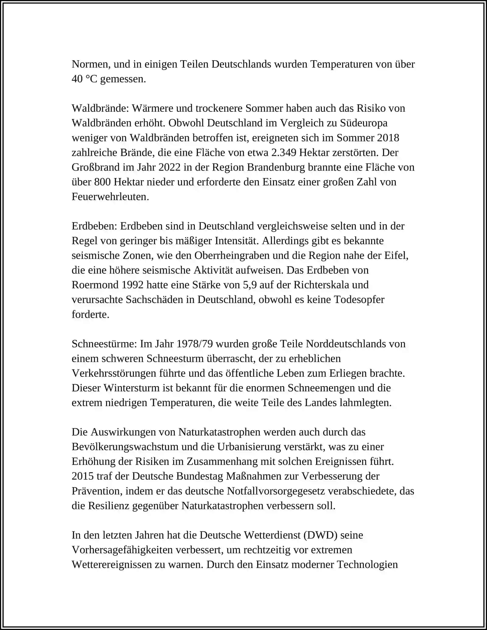 Naturkatastrophen in Deutschland 4