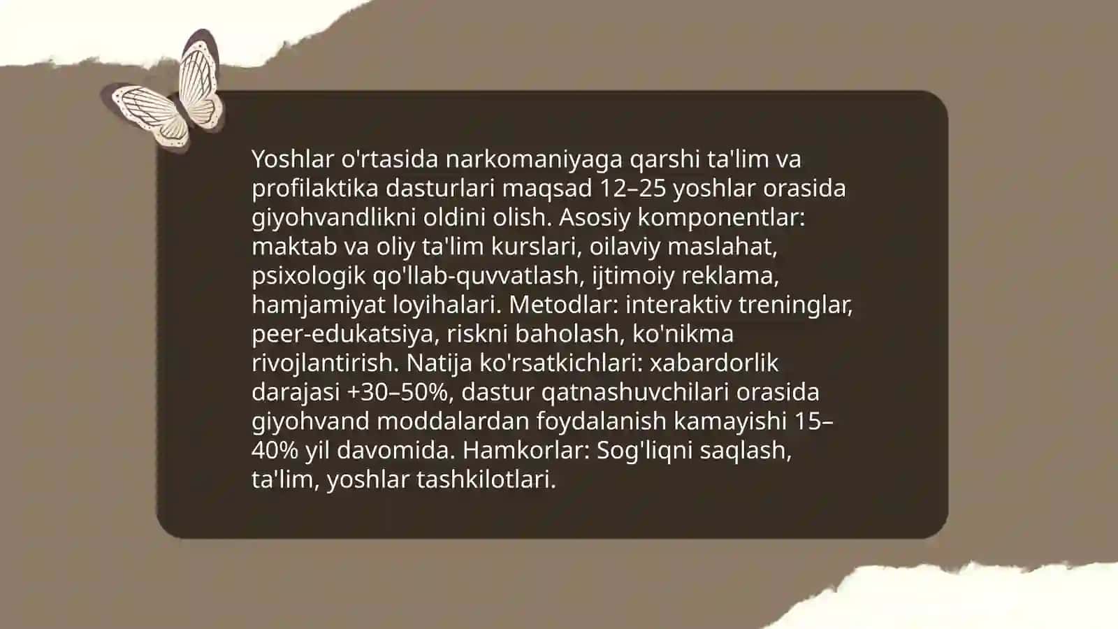 Narkomaniya va unga qarshi dasturlar 4